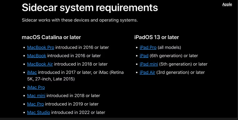 ipad system requierments